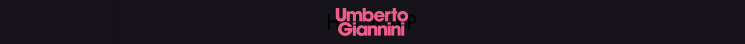 Logo marki autorstwa Umberto Giannini
